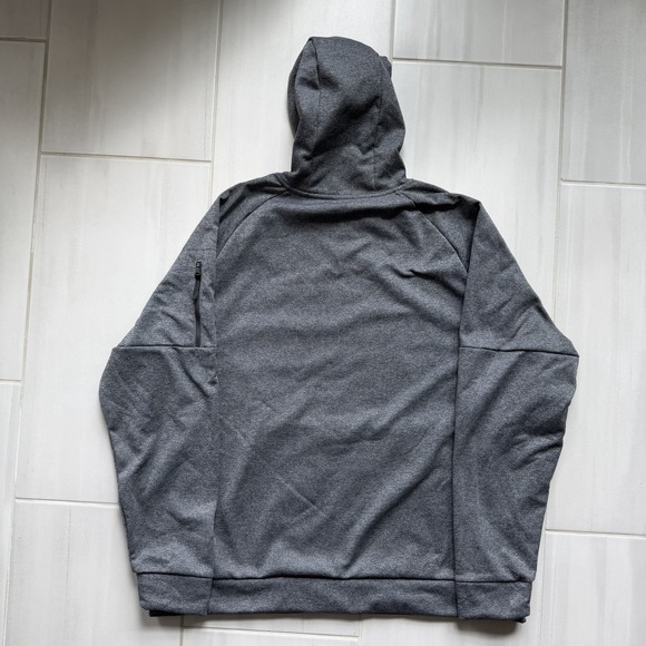 Nike Mens Therma-Fit Training Hoodie Fleece Pullover Size XL Gray DQ4834-071 - Picture 4 of 9